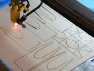 Laserskärning plywood
